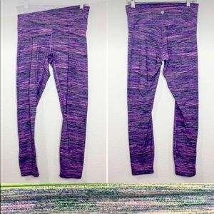 Lululemon leggings. purple and pink. great quality